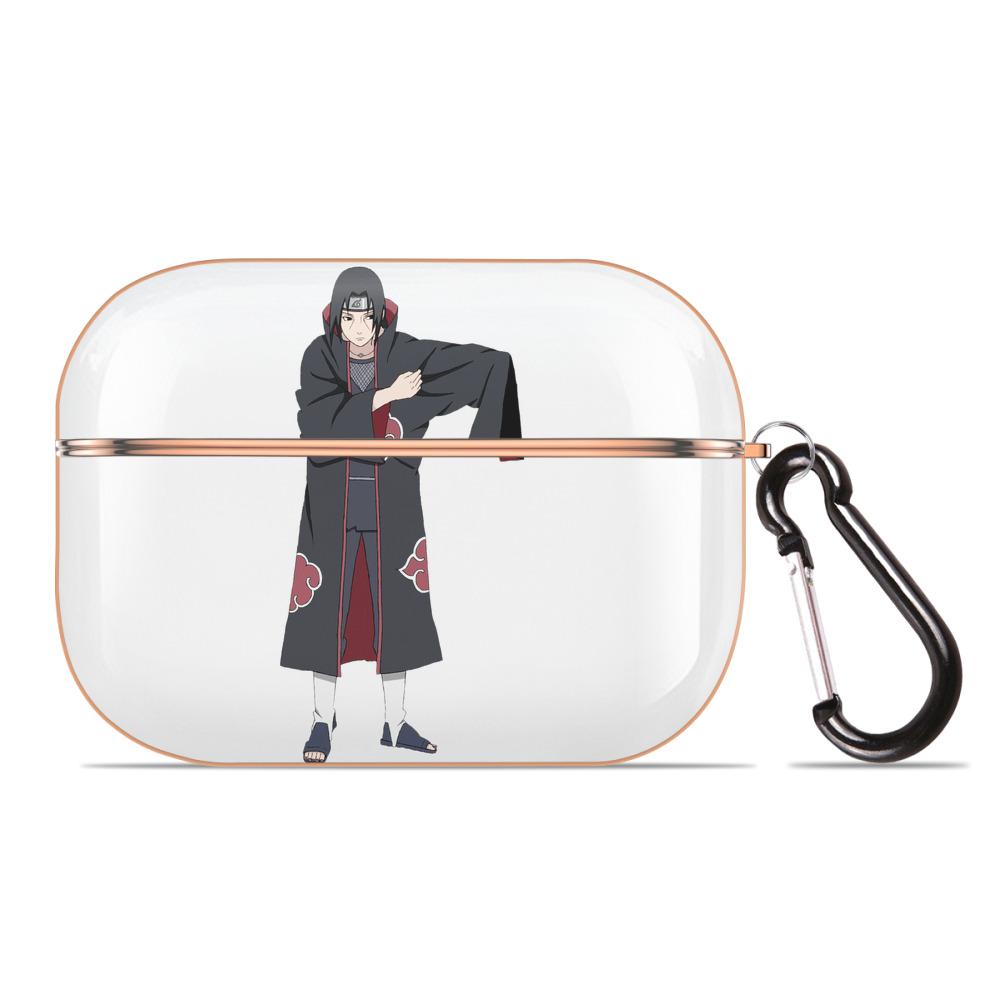 （画像用） NARUTO -ナルト- うちは イタチ Uchiha Itachi 【AirPods Pro用】ハードシェル保護ケース｜耐衝撃・防指紋・カラビナ付き商品仕様