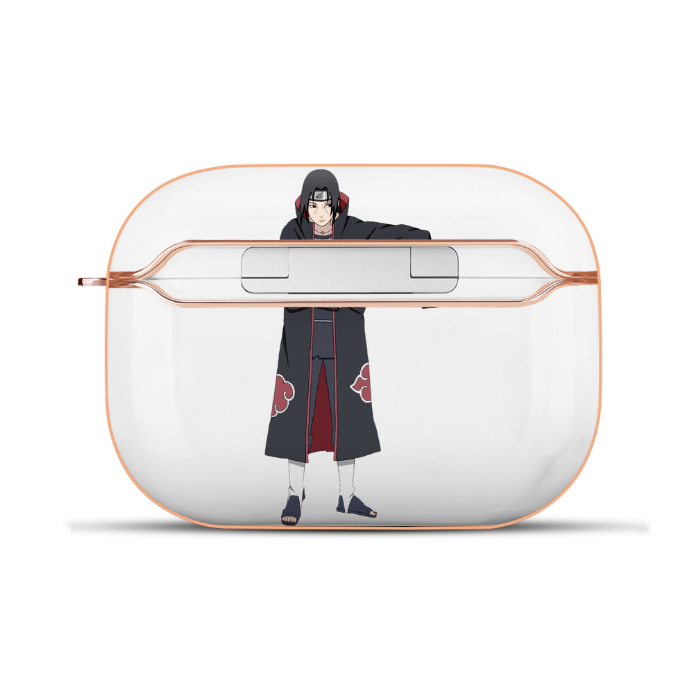 （画像用） NARUTO -ナルト- うちは イタチ Uchiha Itachi 【AirPods Pro用】ハードシェル保護ケース｜耐衝撃・防指紋・カラビナ付き商品仕様