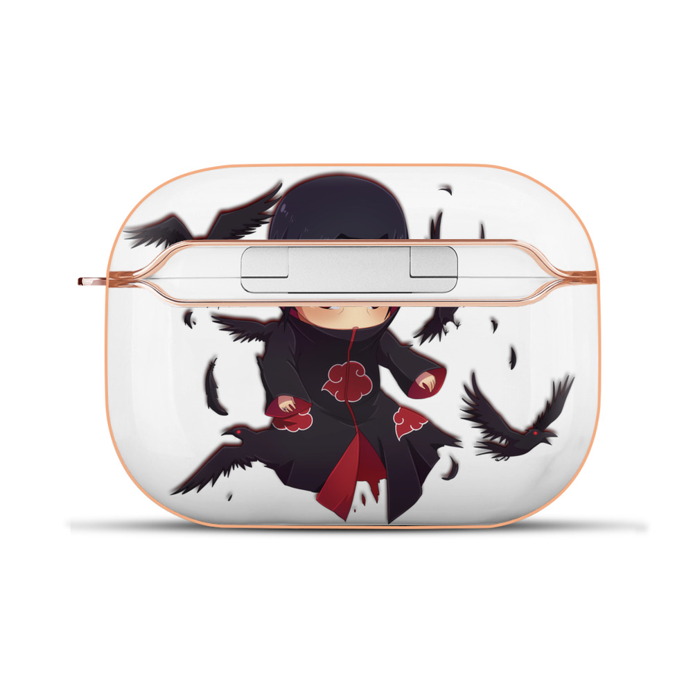 （画像用） NARUTO -ナルト- うちは イタチ Uchiha Itachi 【AirPods Pro用】ハードシェル保護ケース｜耐衝撃・防指紋・カラビナ付き商品仕様