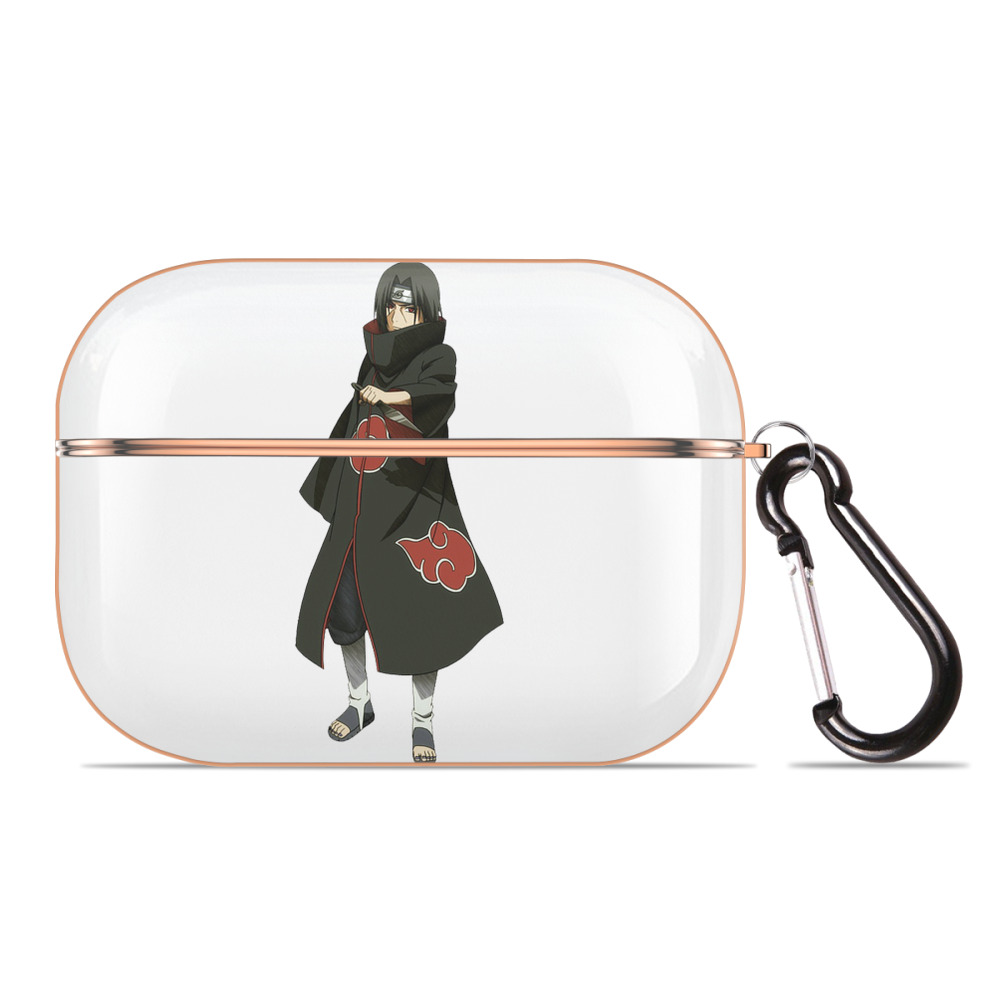 （画像用） NARUTO -ナルト- うちは イタチ Uchiha Itachi 【AirPods Pro用】ハードシェル保護ケース｜耐衝撃・防指紋・カラビナ付き商品仕様