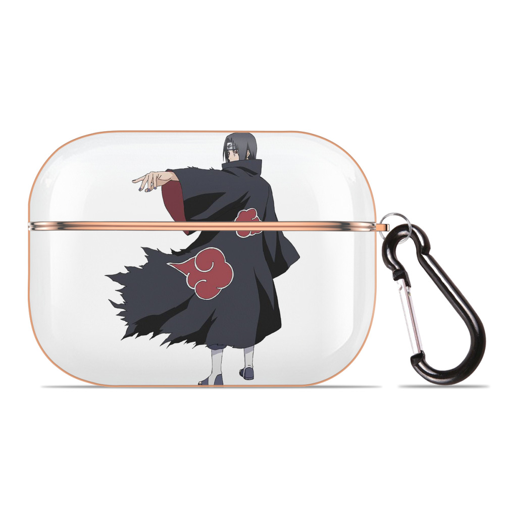 （画像用） NARUTO -ナルト- うちは イタチ Uchiha Itachi 【AirPods Pro用】ハードシェル保護ケース｜耐衝撃・防指紋・カラビナ付き商品仕様