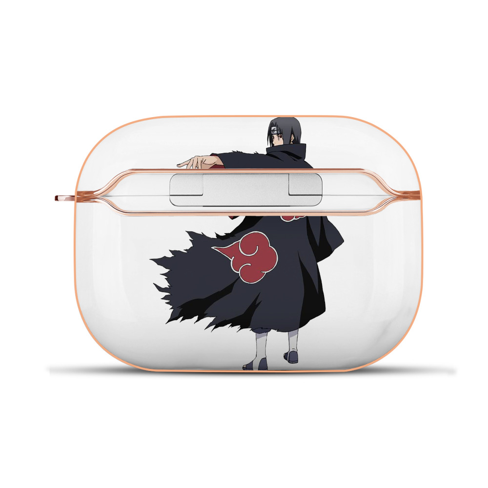 （画像用） NARUTO -ナルト- うちは イタチ Uchiha Itachi 【AirPods Pro用】ハードシェル保護ケース｜耐衝撃・防指紋・カラビナ付き商品仕様