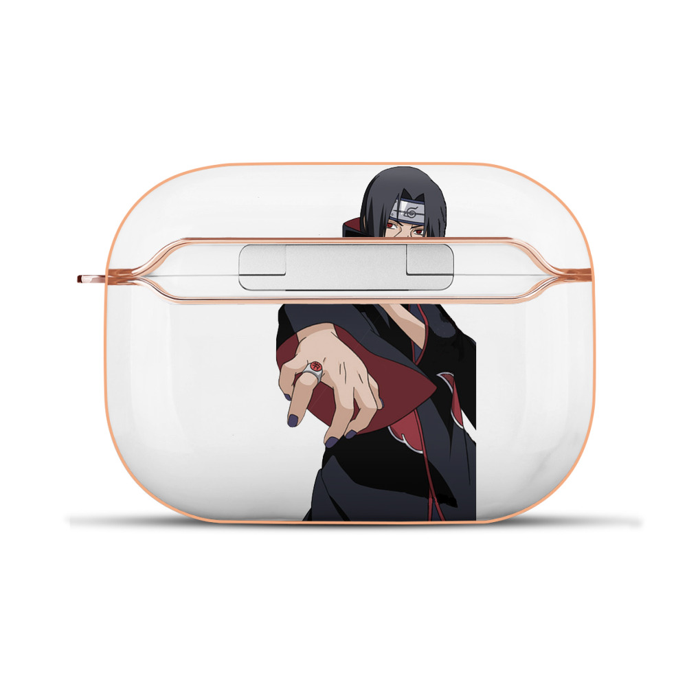 （画像用） NARUTO -ナルト- うちは イタチ Uchiha Itachi 【AirPods Pro用】ハードシェル保護ケース｜耐衝撃・防指紋・カラビナ付き商品仕様