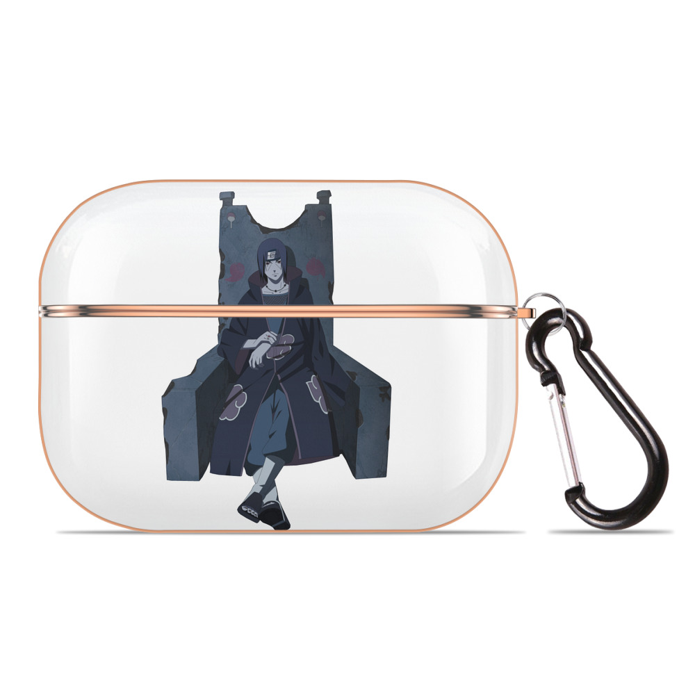 （画像用） NARUTO -ナルト- うちは イタチ Uchiha Itachi 【AirPods Pro用】ハードシェル保護ケース｜耐衝撃・防指紋・カラビナ付き商品仕様