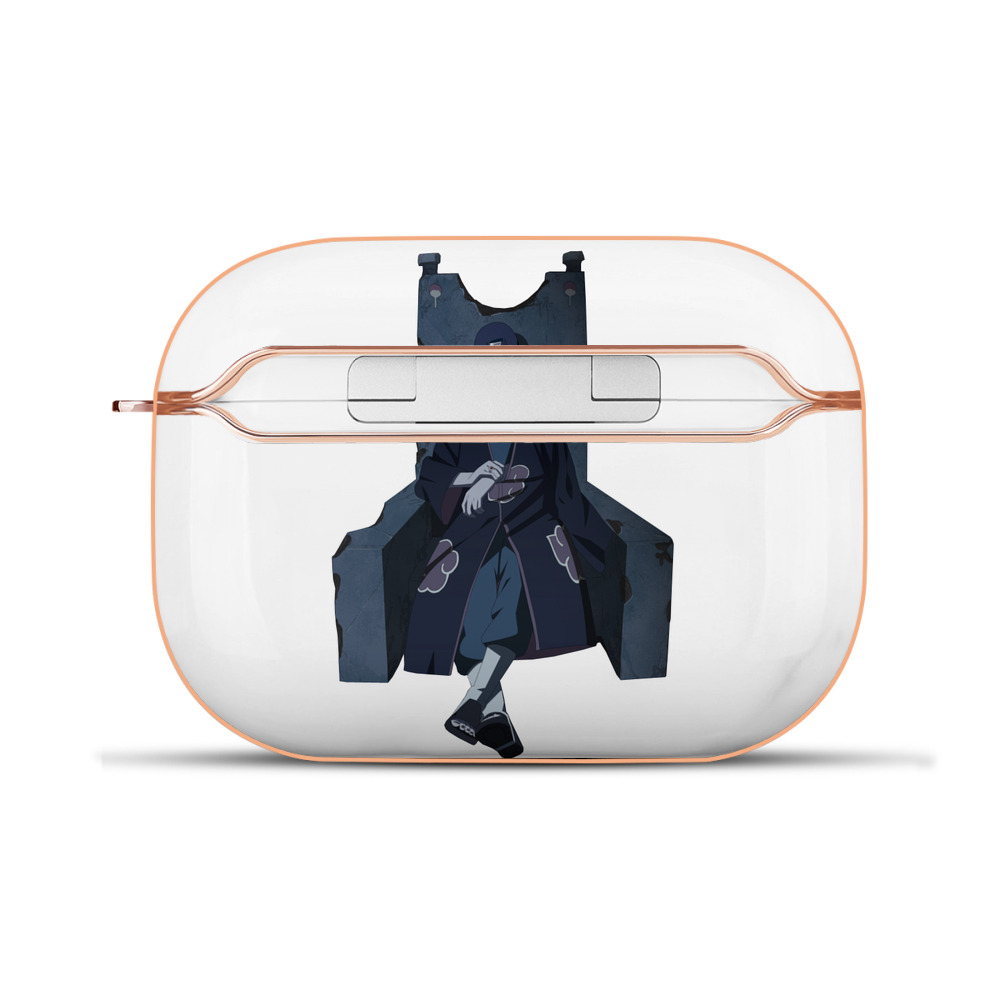 （画像用） NARUTO -ナルト- うちは イタチ Uchiha Itachi 【AirPods Pro用】ハードシェル保護ケース｜耐衝撃・防指紋・カラビナ付き商品仕様