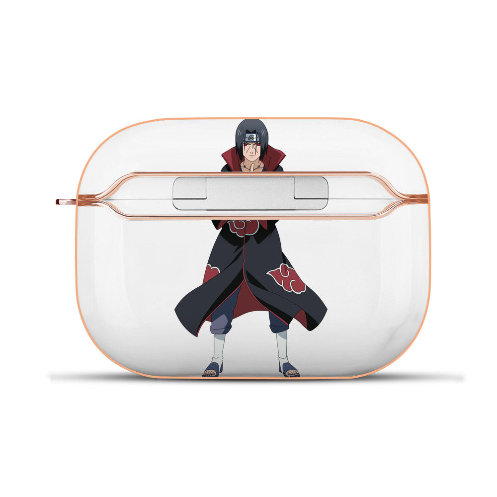 （画像用） NARUTO -ナルト- うちは イタチ Uchiha Itachi 【AirPods Pro用】ハードシェル保護ケース｜耐衝撃・防指紋・カラビナ付き商品仕様