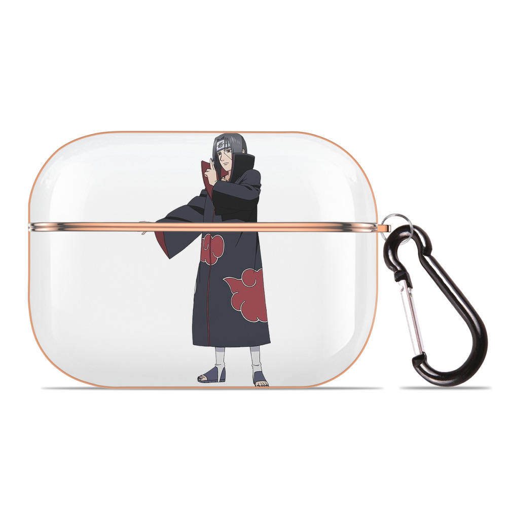 （画像用） NARUTO -ナルト- うちは イタチ Uchiha Itachi 【AirPods Pro用】ハードシェル保護ケース｜耐衝撃・防指紋・カラビナ付き商品仕様