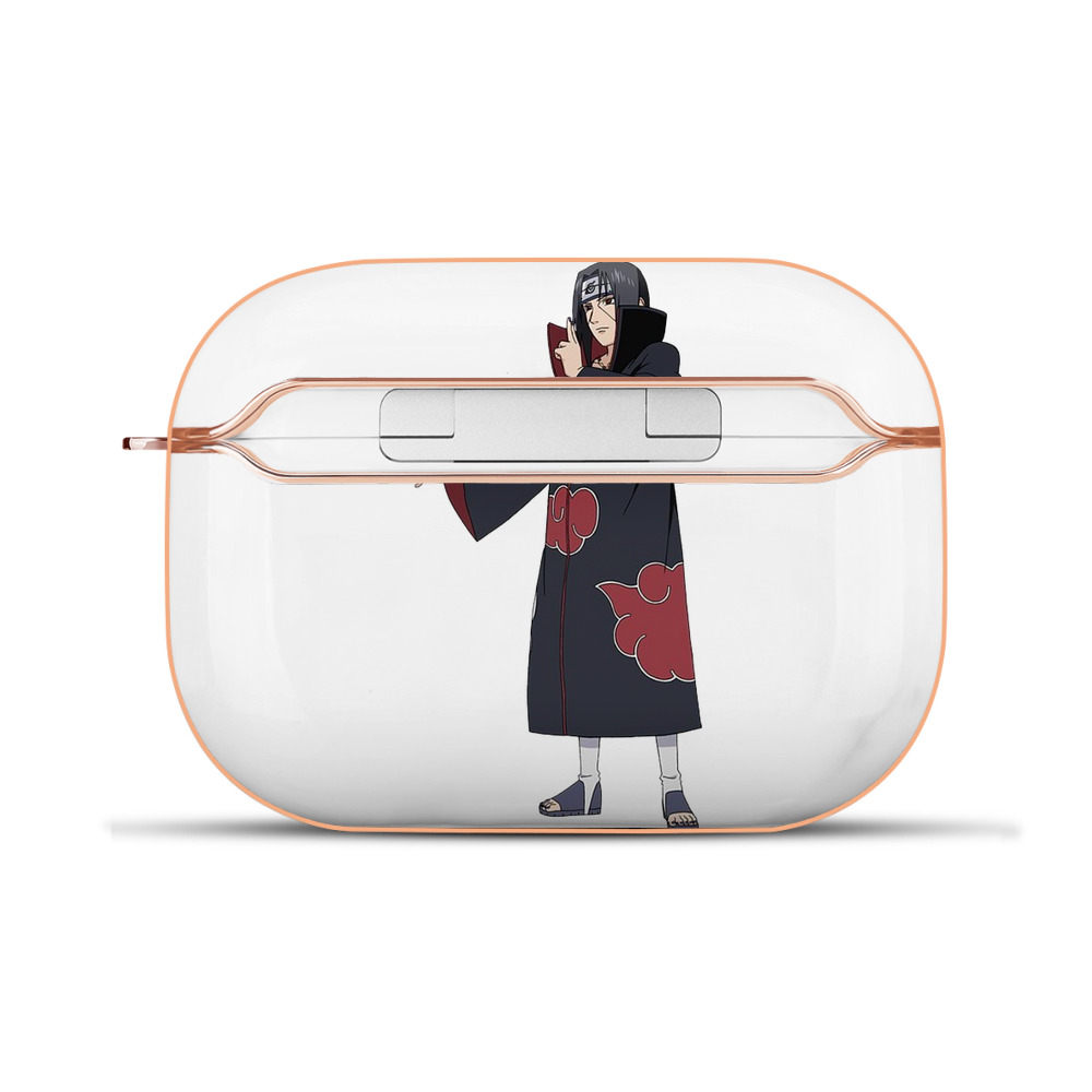 （画像用） NARUTO -ナルト- うちは イタチ Uchiha Itachi 【AirPods Pro用】ハードシェル保護ケース｜耐衝撃・防指紋・カラビナ付き商品仕様