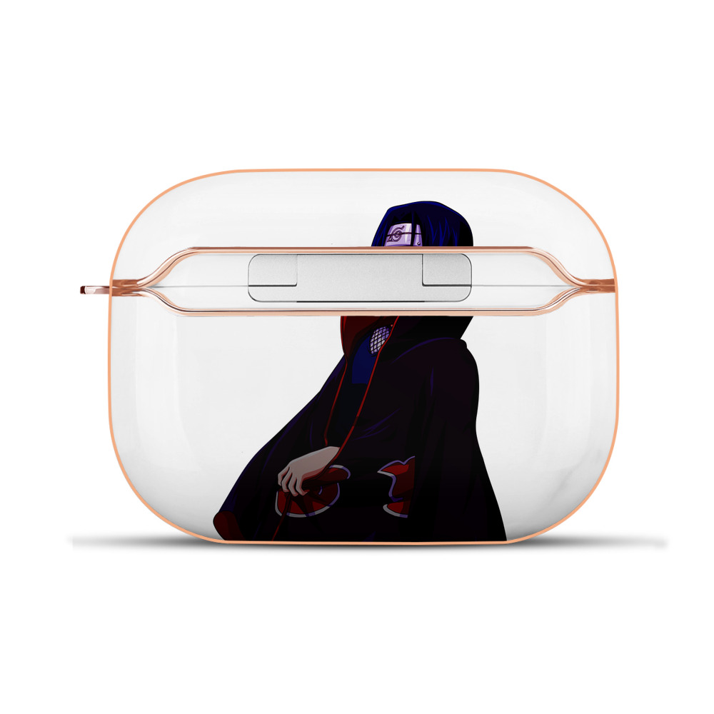 （画像用） NARUTO -ナルト- うちは イタチ Uchiha Itachi 【AirPods Pro用】ハードシェル保護ケース｜耐衝撃・防指紋・カラビナ付き商品仕様