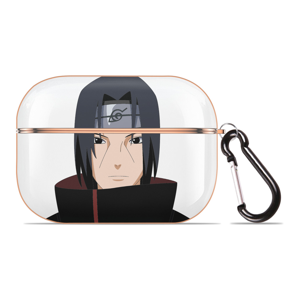 （画像用） NARUTO -ナルト- うちは イタチ Uchiha Itachi 【AirPods Pro用】ハードシェル保護ケース｜耐衝撃・防指紋・カラビナ付き商品仕様