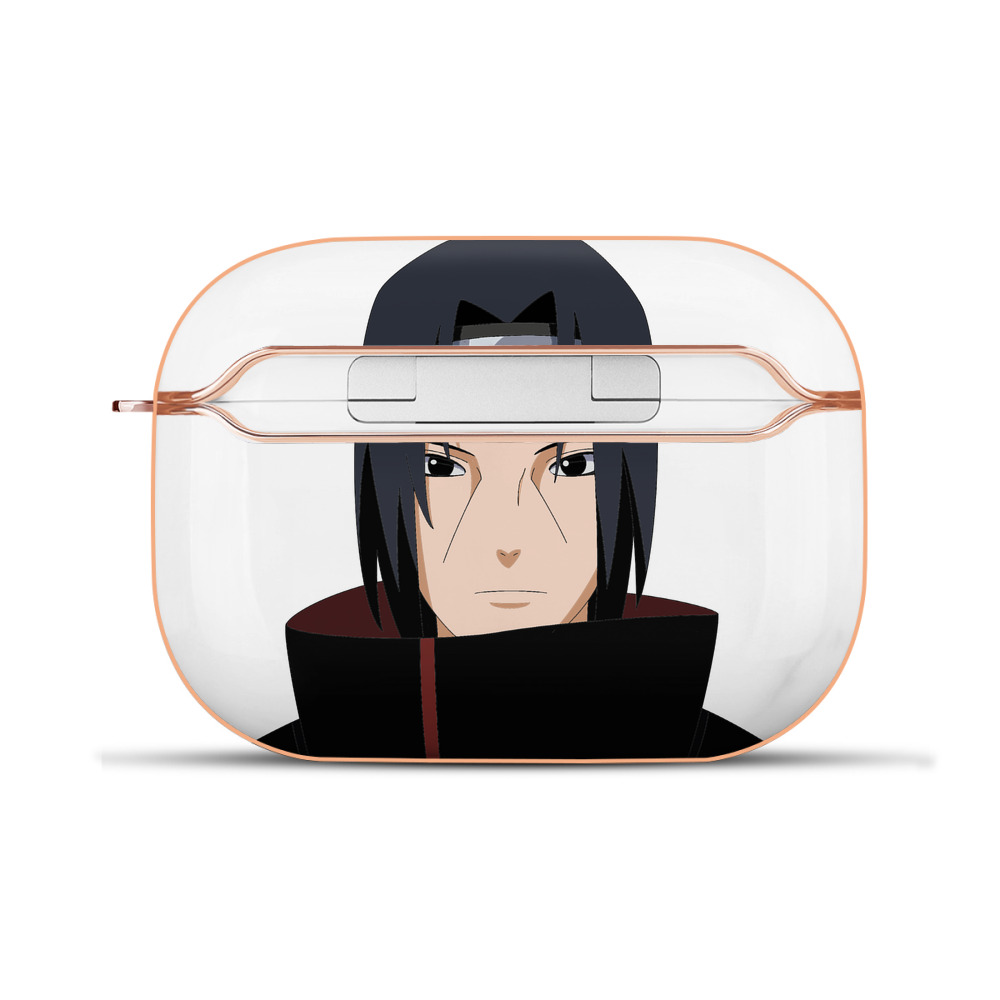（画像用） NARUTO -ナルト- うちは イタチ Uchiha Itachi 【AirPods Pro用】ハードシェル保護ケース｜耐衝撃・防指紋・カラビナ付き商品仕様
