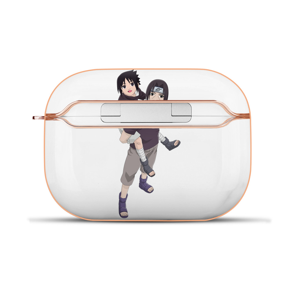 （画像用） NARUTO -ナルト- うちは イタチ Uchiha Itachi 【AirPods Pro用】ハードシェル保護ケース｜耐衝撃・防指紋・カラビナ付き商品仕様