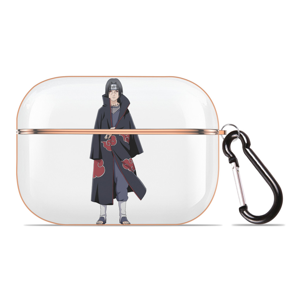 （画像用） NARUTO -ナルト- うちは イタチ Uchiha Itachi 【AirPods Pro用】ハードシェル保護ケース｜耐衝撃・防指紋・カラビナ付き商品仕様