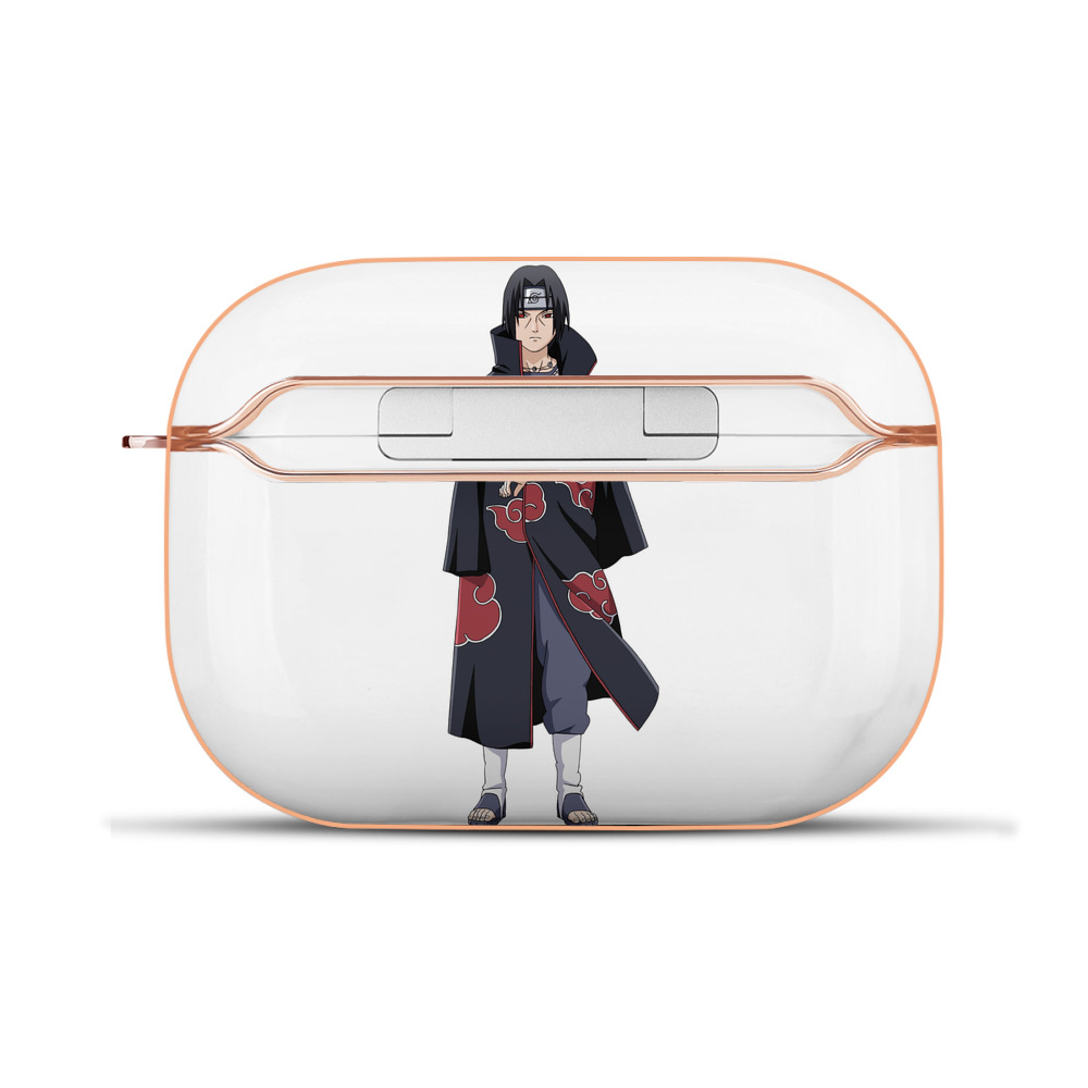 （画像用） NARUTO -ナルト- うちは イタチ Uchiha Itachi 【AirPods Pro用】ハードシェル保護ケース｜耐衝撃・防指紋・カラビナ付き商品仕様