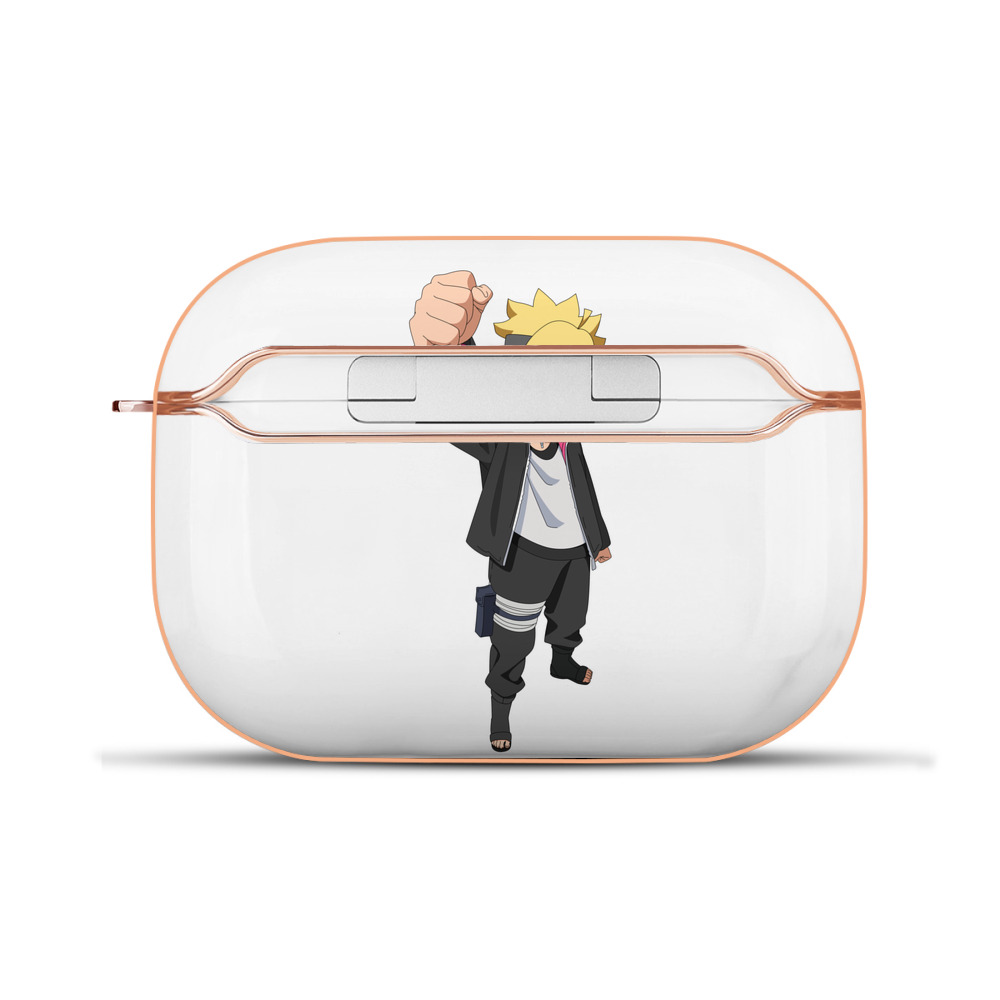 （画像用） NARUTO -ナルト- うずまき ボルト Uzumaki Boruto 【AirPods Pro用】ハードシェル保護ケース｜耐衝撃・防指紋・カラビナ付き商品仕様