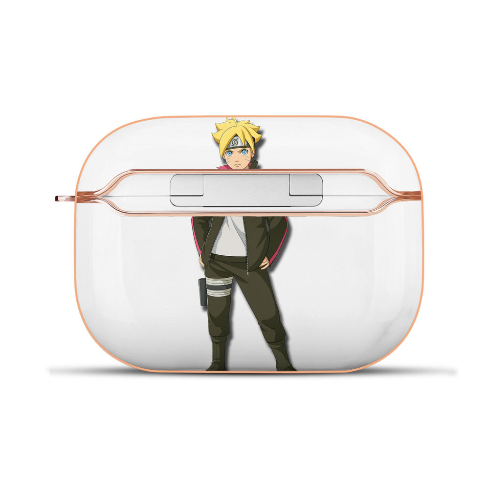 （画像用） NARUTO -ナルト- うずまき ボルト Uzumaki Boruto 【AirPods Pro用】ハードシェル保護ケース｜耐衝撃・防指紋・カラビナ付き商品仕様