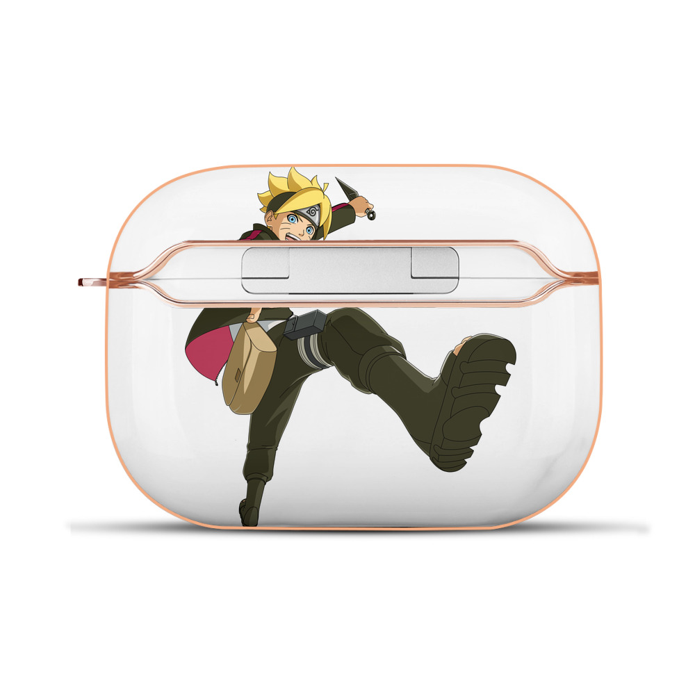 （画像用） NARUTO -ナルト- うずまき ボルト Uzumaki Boruto 【AirPods Pro用】ハードシェル保護ケース｜耐衝撃・防指紋・カラビナ付き商品仕様