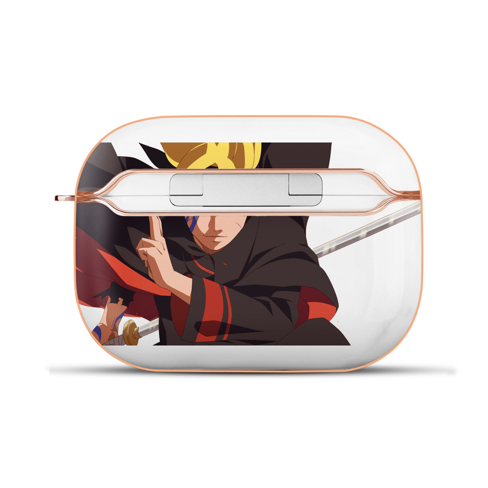 （画像用） NARUTO -ナルト- うずまき ボルト Uzumaki Boruto 【AirPods Pro用】ハードシェル保護ケース｜耐衝撃・防指紋・カラビナ付き商品仕様