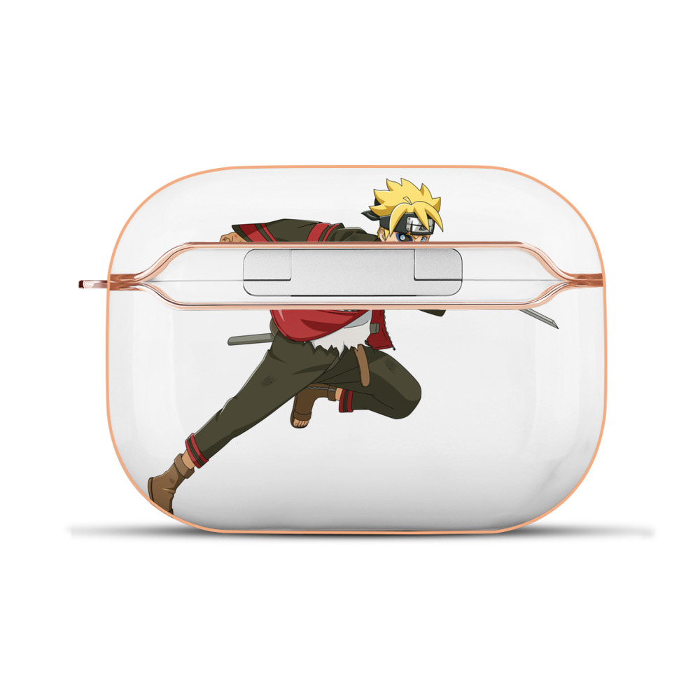 （画像用） NARUTO -ナルト- うずまき ボルト Uzumaki Boruto 【AirPods Pro用】ハードシェル保護ケース｜耐衝撃・防指紋・カラビナ付き商品仕様