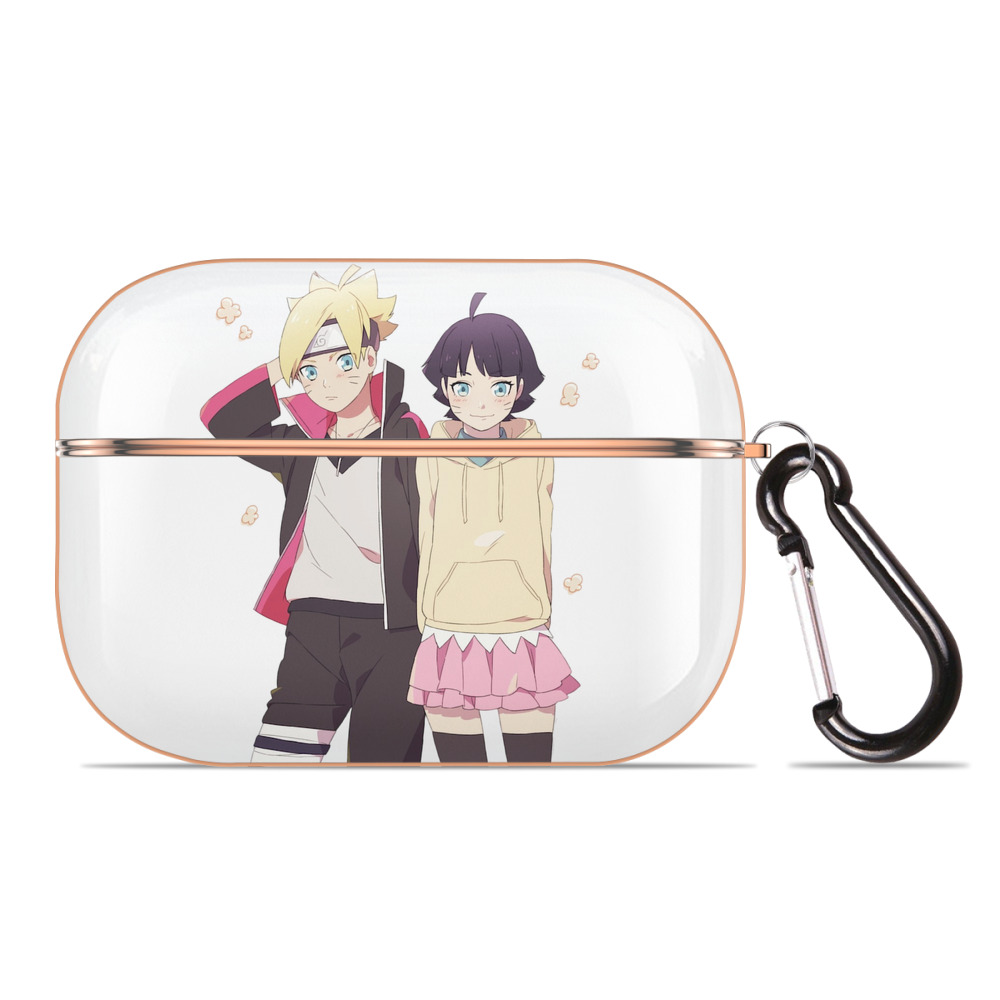 （画像用） NARUTO -ナルト- うずまき ボルト Uzumaki Boruto 【AirPods Pro用】ハードシェル保護ケース｜耐衝撃・防指紋・カラビナ付き商品仕様