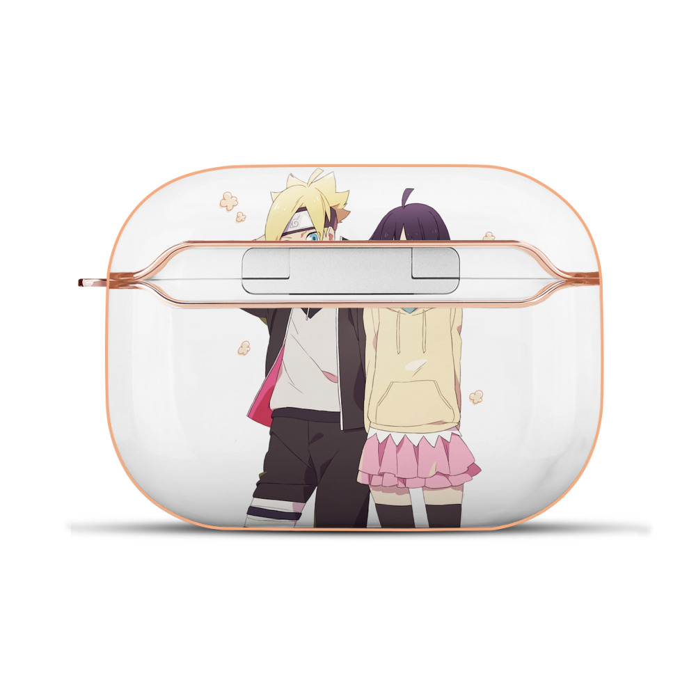 （画像用） NARUTO -ナルト- うずまき ボルト Uzumaki Boruto 【AirPods Pro用】ハードシェル保護ケース｜耐衝撃・防指紋・カラビナ付き商品仕様