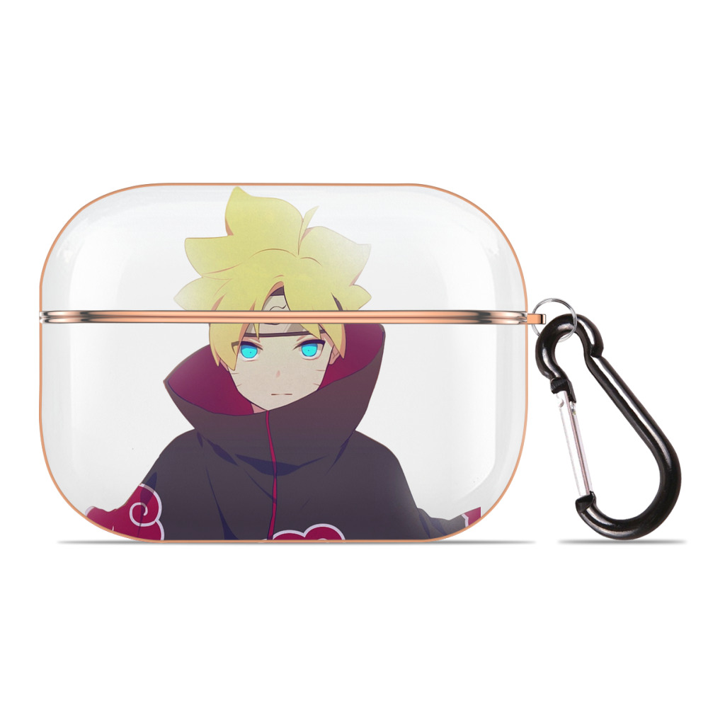 （画像用） NARUTO -ナルト- うずまき ボルト Uzumaki Boruto 【AirPods Pro用】ハードシェル保護ケース｜耐衝撃・防指紋・カラビナ付き商品仕様