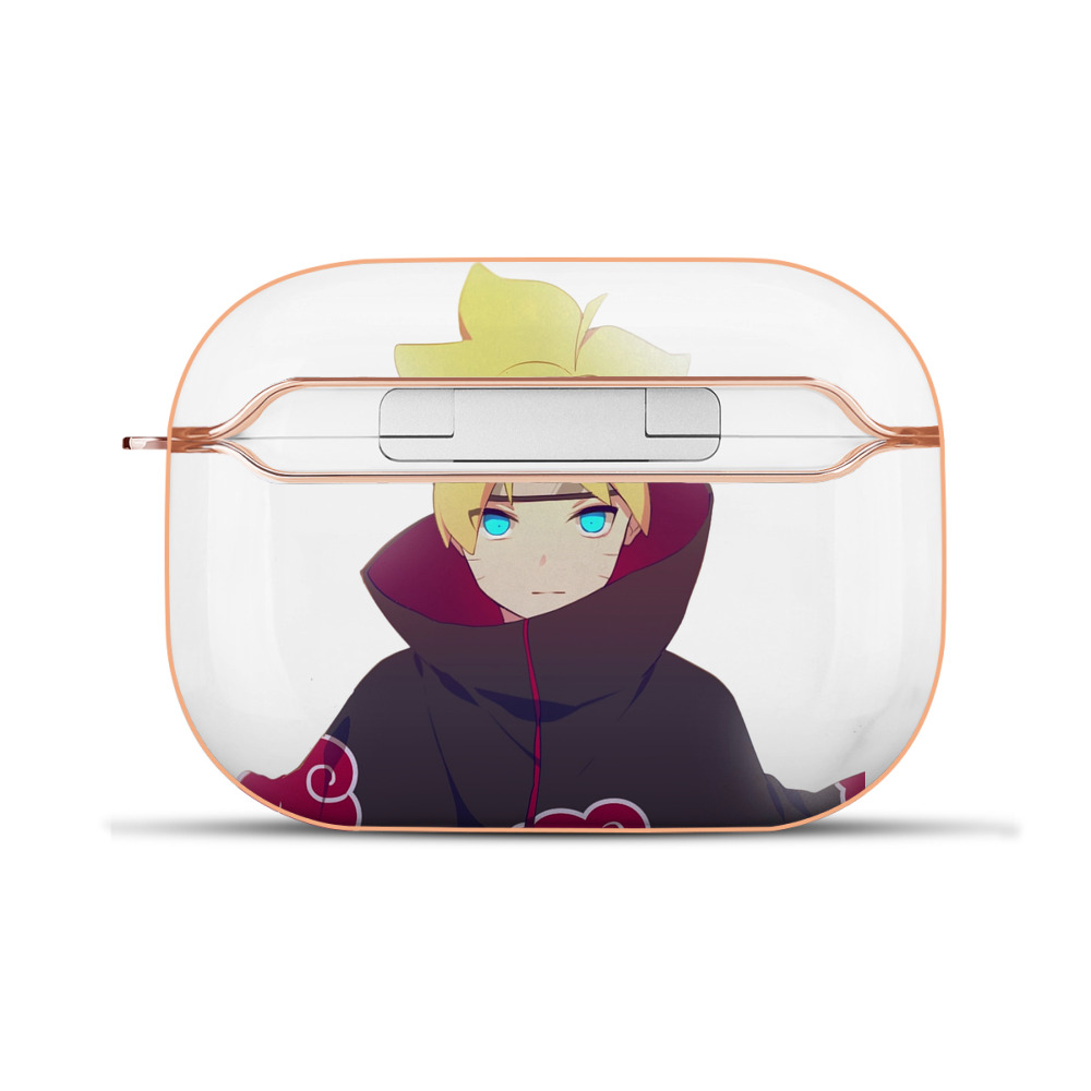 （画像用） NARUTO -ナルト- うずまき ボルト Uzumaki Boruto 【AirPods Pro用】ハードシェル保護ケース｜耐衝撃・防指紋・カラビナ付き商品仕様