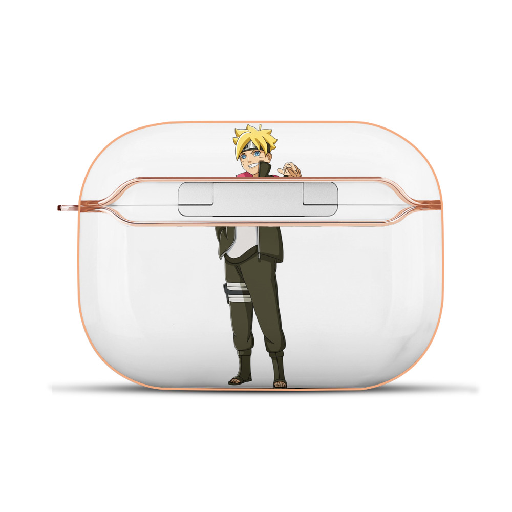 （画像用） NARUTO -ナルト- うずまき ボルト Uzumaki Boruto 【AirPods Pro用】ハードシェル保護ケース｜耐衝撃・防指紋・カラビナ付き商品仕様