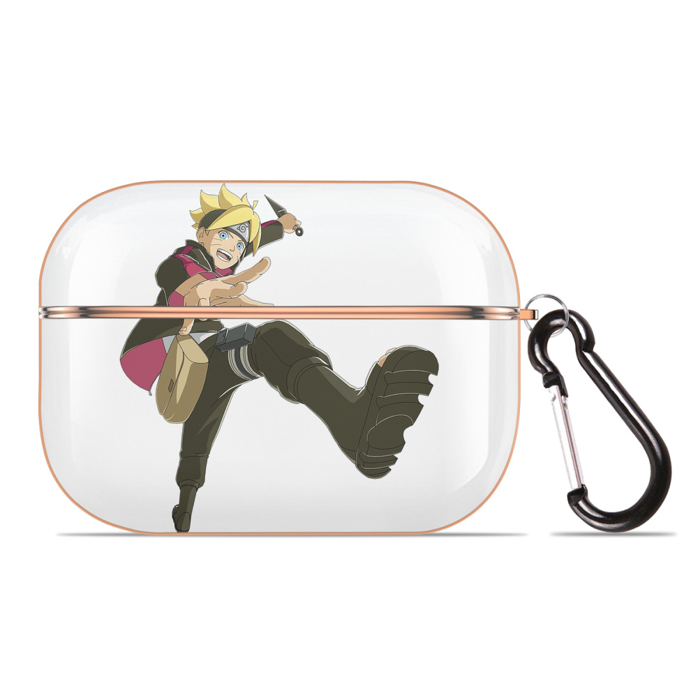 （画像用） NARUTO -ナルト- うずまき ボルト Uzumaki Boruto 【AirPods Pro用】ハードシェル保護ケース｜耐衝撃・防指紋・カラビナ付き商品仕様
