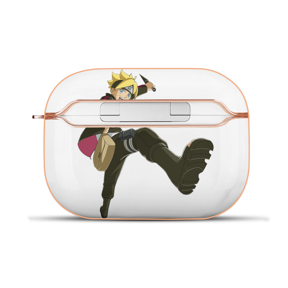（画像用） NARUTO -ナルト- うずまき ボルト Uzumaki Boruto 【AirPods Pro用】ハードシェル保護ケース｜耐衝撃・防指紋・カラビナ付き商品仕様