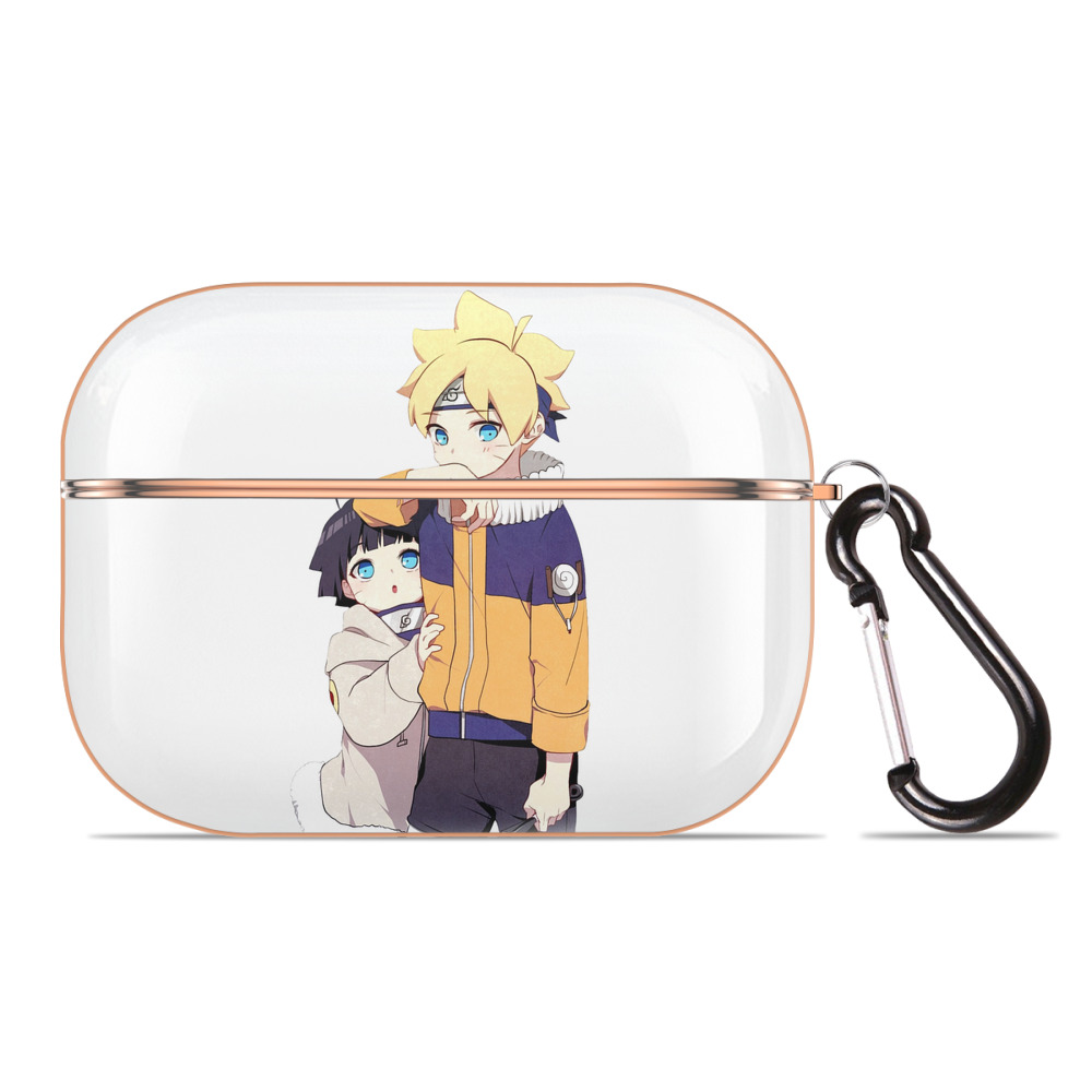 （画像用） NARUTO -ナルト- うずまき ボルト Uzumaki Boruto 【AirPods Pro用】ハードシェル保護ケース｜耐衝撃・防指紋・カラビナ付き商品仕様