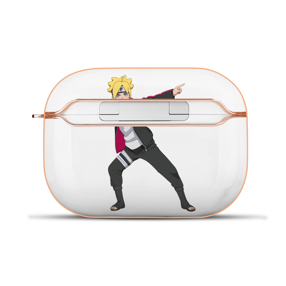 （画像用） NARUTO -ナルト- うずまき ボルト Uzumaki Boruto 【AirPods Pro用】ハードシェル保護ケース｜耐衝撃・防指紋・カラビナ付き商品仕様