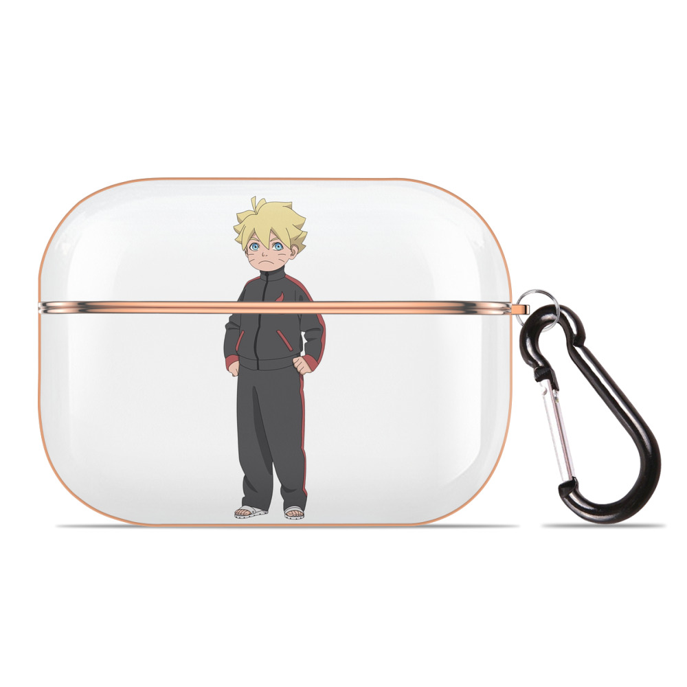 （画像用） NARUTO -ナルト- うずまき ボルト Uzumaki Boruto 【AirPods Pro用】ハードシェル保護ケース｜耐衝撃・防指紋・カラビナ付き商品仕様