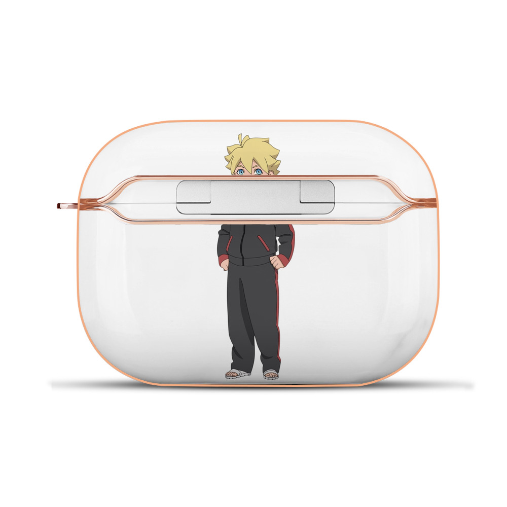 （画像用） NARUTO -ナルト- うずまき ボルト Uzumaki Boruto 【AirPods Pro用】ハードシェル保護ケース｜耐衝撃・防指紋・カラビナ付き商品仕様