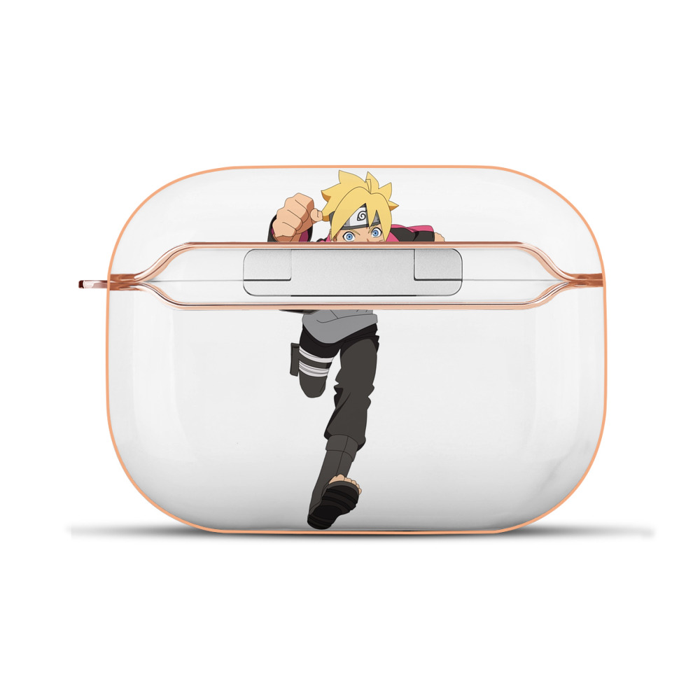 （画像用） NARUTO -ナルト- うずまき ボルト Uzumaki Boruto 【AirPods Pro用】ハードシェル保護ケース｜耐衝撃・防指紋・カラビナ付き商品仕様