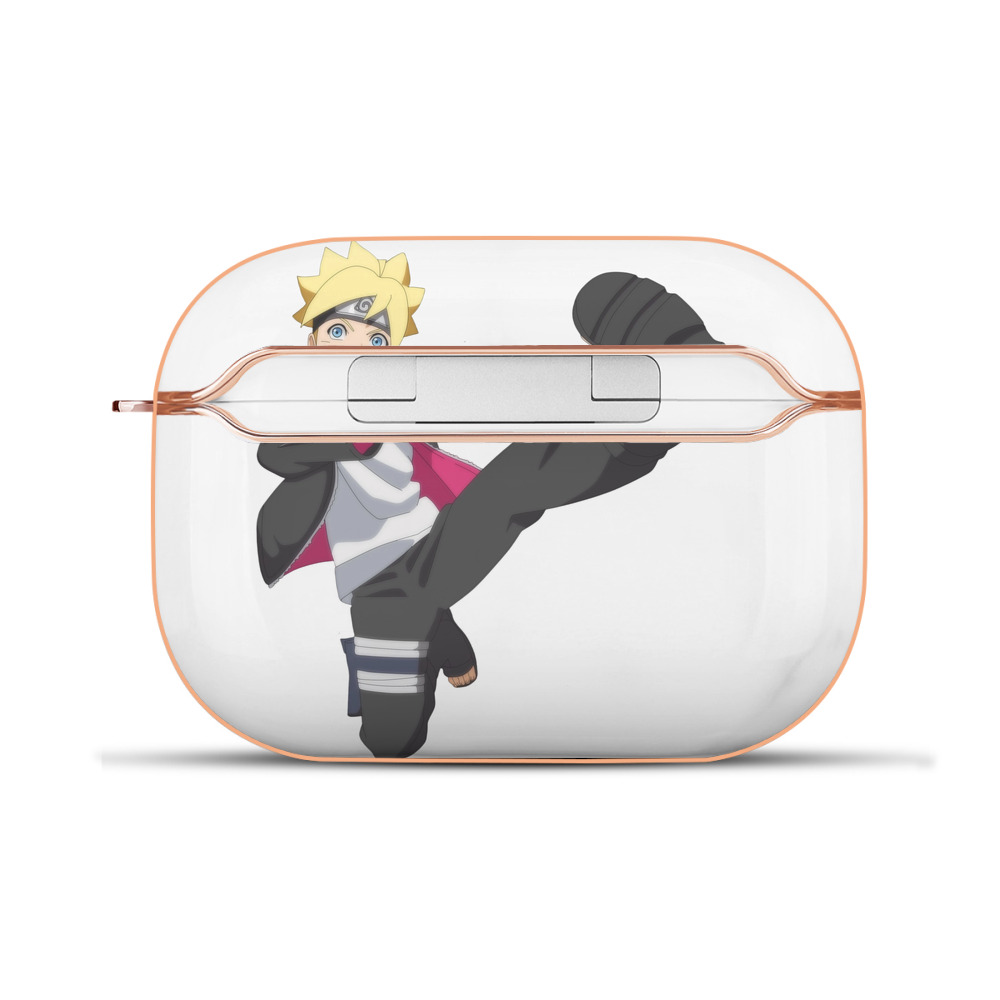 （画像用） NARUTO -ナルト- うずまき ボルト Uzumaki Boruto 【AirPods Pro用】ハードシェル保護ケース｜耐衝撃・防指紋・カラビナ付き商品仕様
