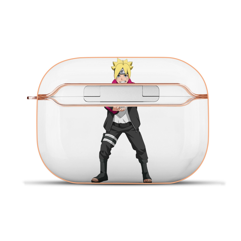 （画像用） NARUTO -ナルト- うずまき ボルト Uzumaki Boruto 【AirPods Pro用】ハードシェル保護ケース｜耐衝撃・防指紋・カラビナ付き商品仕様