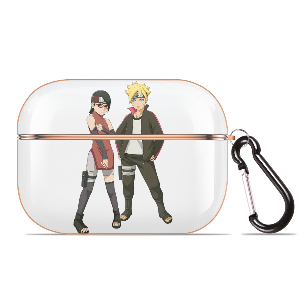 （画像用） NARUTO -ナルト- うずまき ボルト Uzumaki Boruto 【AirPods Pro用】ハードシェル保護ケース｜耐衝撃・防指紋・カラビナ付き商品仕様