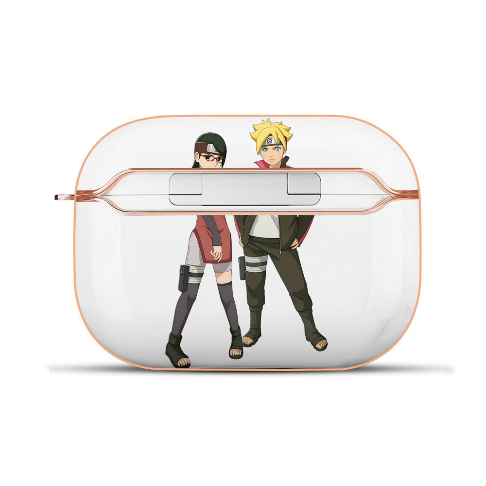 （画像用） NARUTO -ナルト- うずまき ボルト Uzumaki Boruto 【AirPods Pro用】ハードシェル保護ケース｜耐衝撃・防指紋・カラビナ付き商品仕様