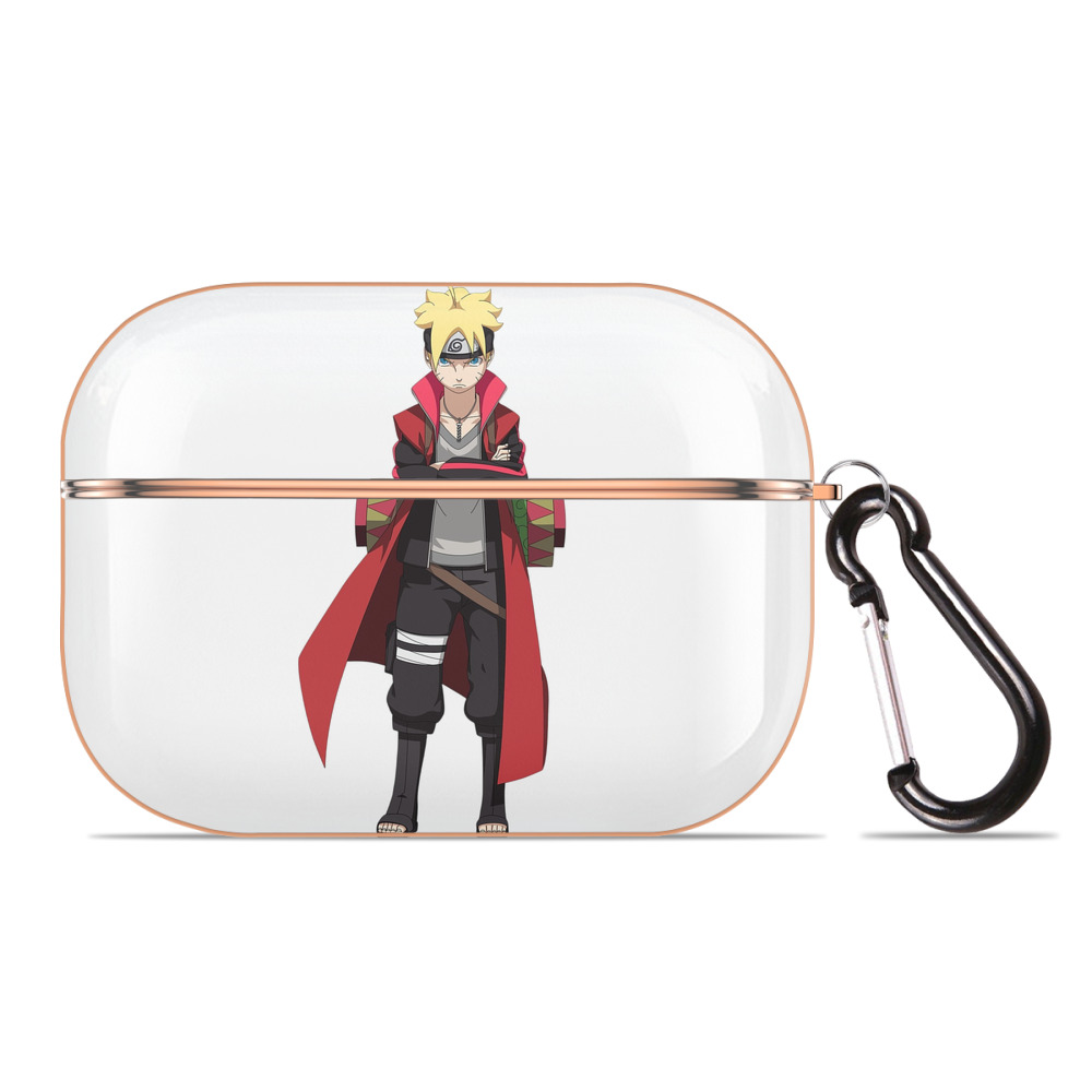 （画像用） NARUTO -ナルト- うずまき ボルト Uzumaki Boruto 【AirPods Pro用】ハードシェル保護ケース｜耐衝撃・防指紋・カラビナ付き商品仕様