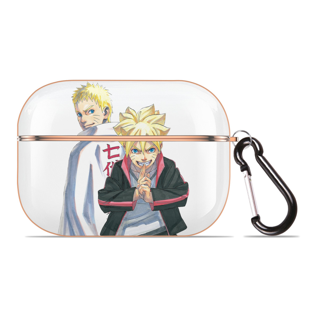 （画像用） NARUTO -ナルト- うずまき ボルト Uzumaki Boruto 【AirPods Pro用】ハードシェル保護ケース｜耐衝撃・防指紋・カラビナ付き商品仕様