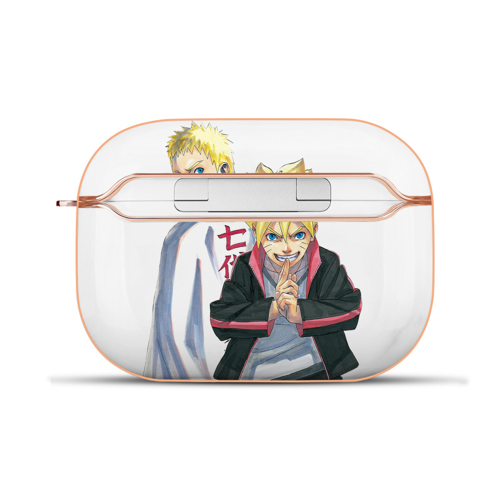 （画像用） NARUTO -ナルト- うずまき ボルト Uzumaki Boruto 【AirPods Pro用】ハードシェル保護ケース｜耐衝撃・防指紋・カラビナ付き商品仕様