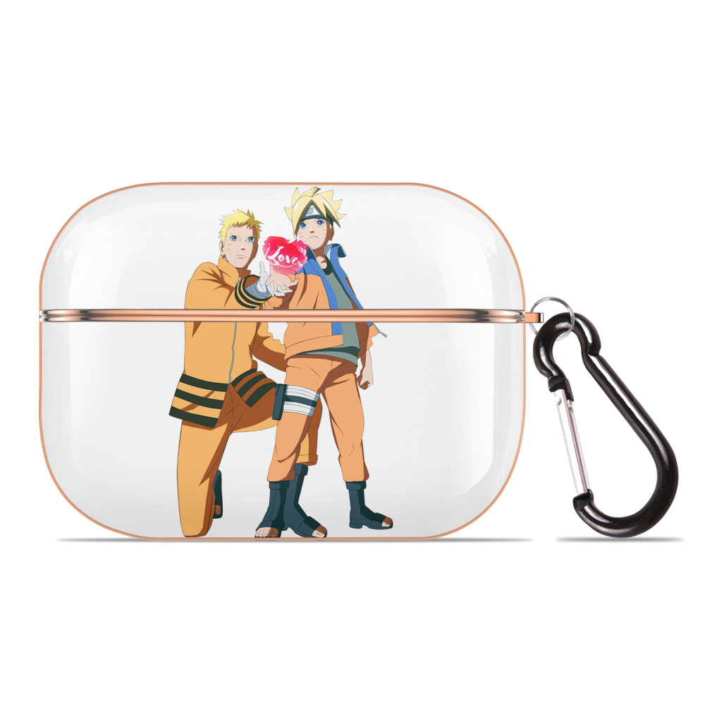 （画像用） NARUTO -ナルト- うずまき ボルト Uzumaki Boruto 【AirPods Pro用】ハードシェル保護ケース｜耐衝撃・防指紋・カラビナ付き商品仕様