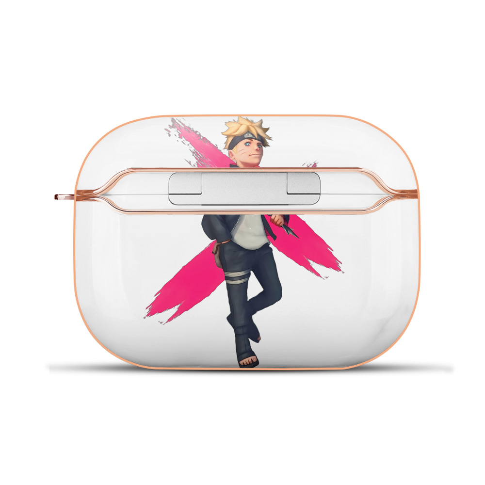 （画像用） NARUTO -ナルト- うずまき ボルト Uzumaki Boruto 【AirPods Pro用】ハードシェル保護ケース｜耐衝撃・防指紋・カラビナ付き商品仕様