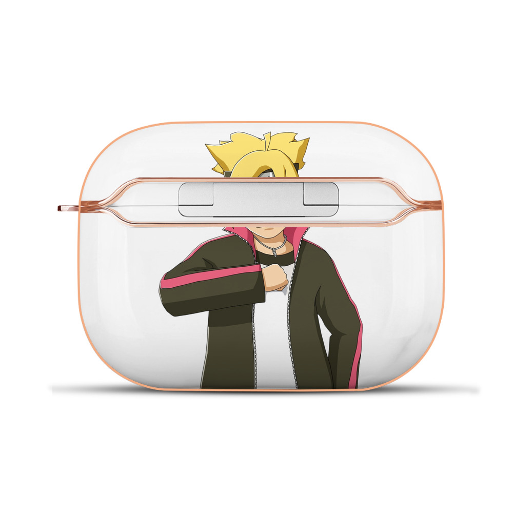 （画像用） NARUTO -ナルト- うずまき ボルト Uzumaki Boruto 【AirPods Pro用】ハードシェル保護ケース｜耐衝撃・防指紋・カラビナ付き商品仕様