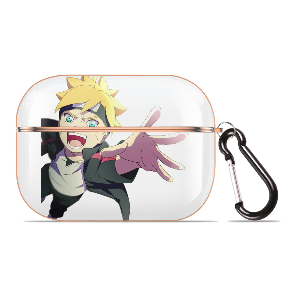 （画像用） NARUTO -ナルト- うずまき ボルト Uzumaki Boruto 【AirPods Pro用】ハードシェル保護ケース｜耐衝撃・防指紋・カラビナ付き商品仕様