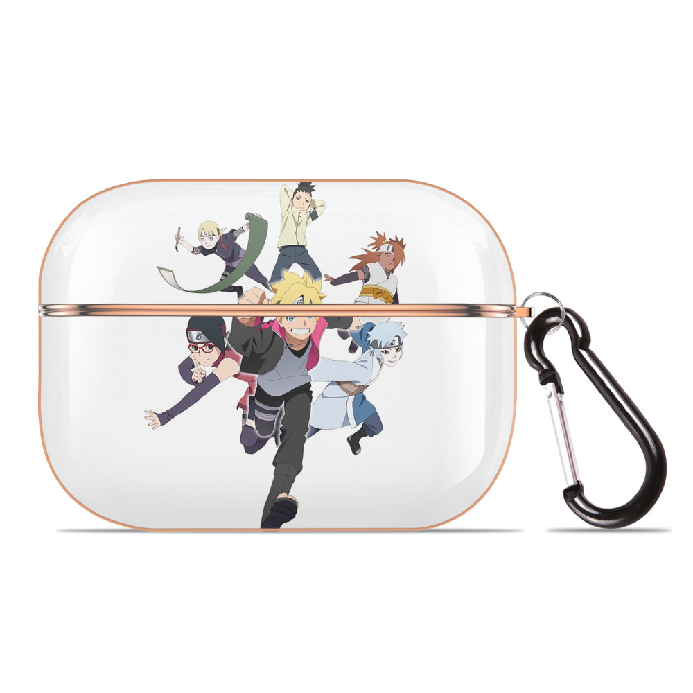 （画像用） NARUTO -ナルト- うずまき ボルト Uzumaki Boruto 【AirPods Pro用】ハードシェル保護ケース｜耐衝撃・防指紋・カラビナ付き商品仕様