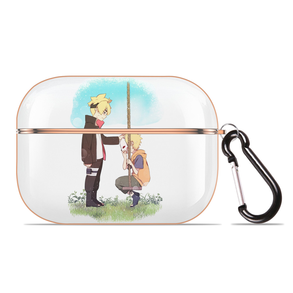（画像用） NARUTO -ナルト- うずまき ボルト Uzumaki Boruto 【AirPods Pro用】ハードシェル保護ケース｜耐衝撃・防指紋・カラビナ付き商品仕様