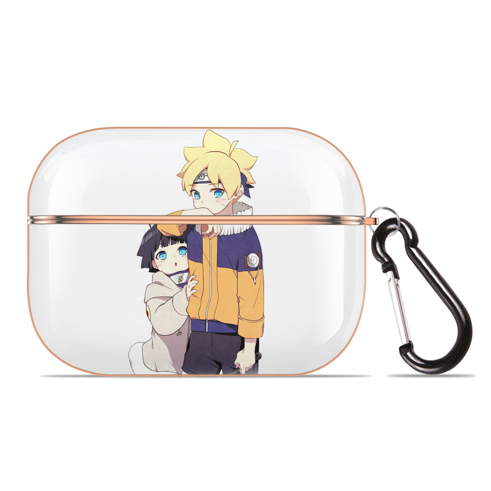 （画像用） NARUTO -ナルト- うずまき ボルト Uzumaki Boruto 【AirPods Pro用】ハードシェル保護ケース｜耐衝撃・防指紋・カラビナ付き商品仕様