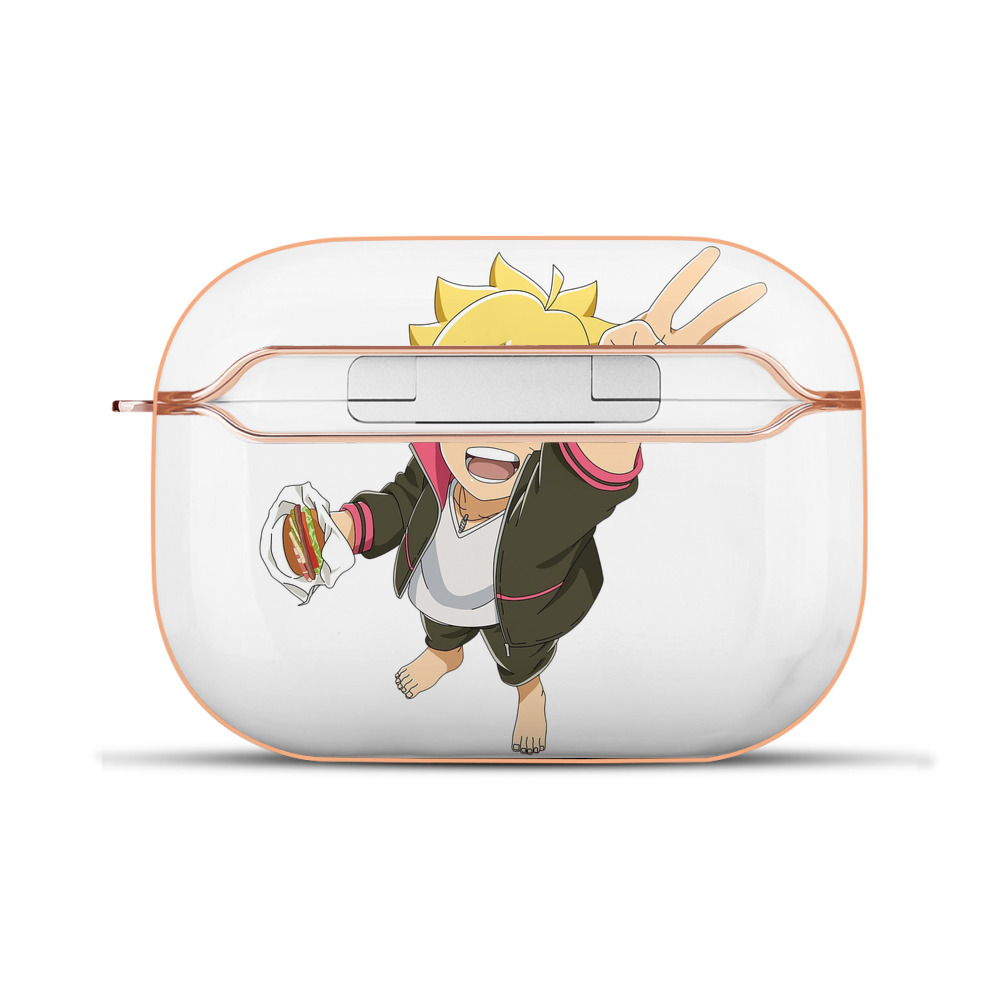 （画像用） NARUTO -ナルト- うずまき ボルト Uzumaki Boruto 【AirPods Pro用】ハードシェル保護ケース｜耐衝撃・防指紋・カラビナ付き商品仕様